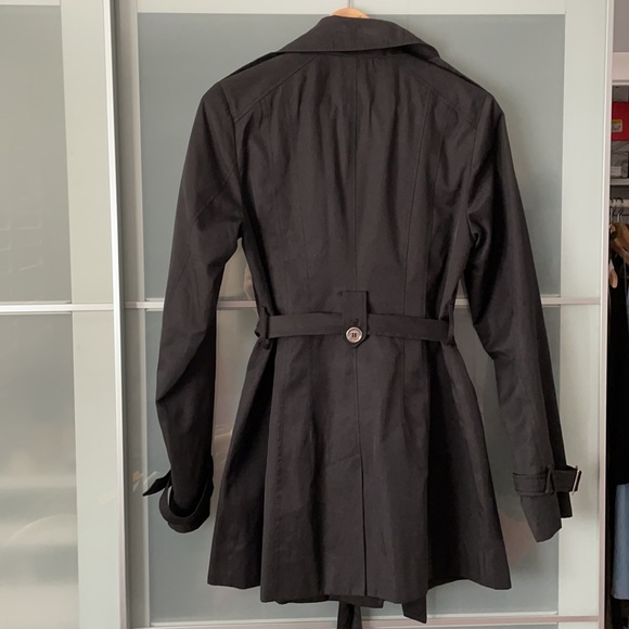 Women’s Express Black Trench Coat - Picture 2 of 10